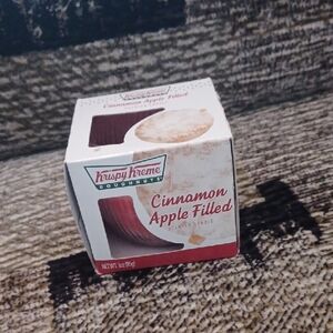 4/$40 New "Krispy Kreme Cinnamon Apple Filled" Scented Candle - 3 oz./85g
